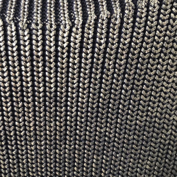 Anthro PILCRO OVERSIZED FOIL SWEATER VEST M - Picture 8 of 12